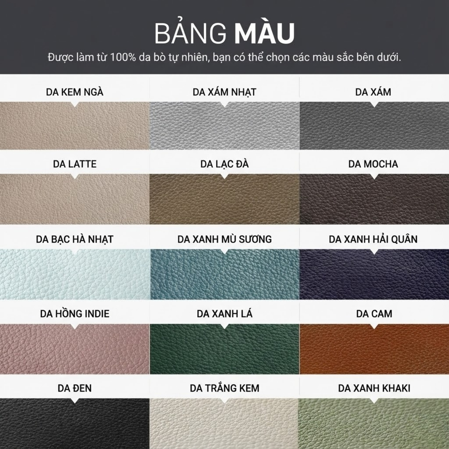 ghế sofa da bò tự nhiên haven