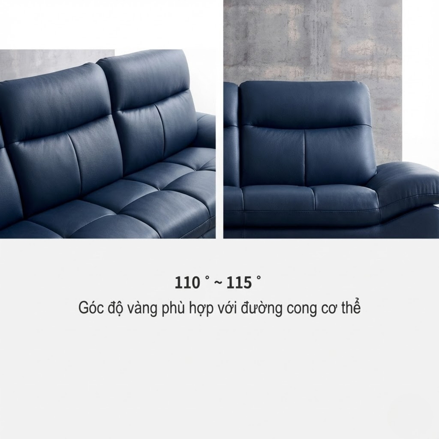 Sofa Hiện Đại Dáng Băng Bọc Da Livian