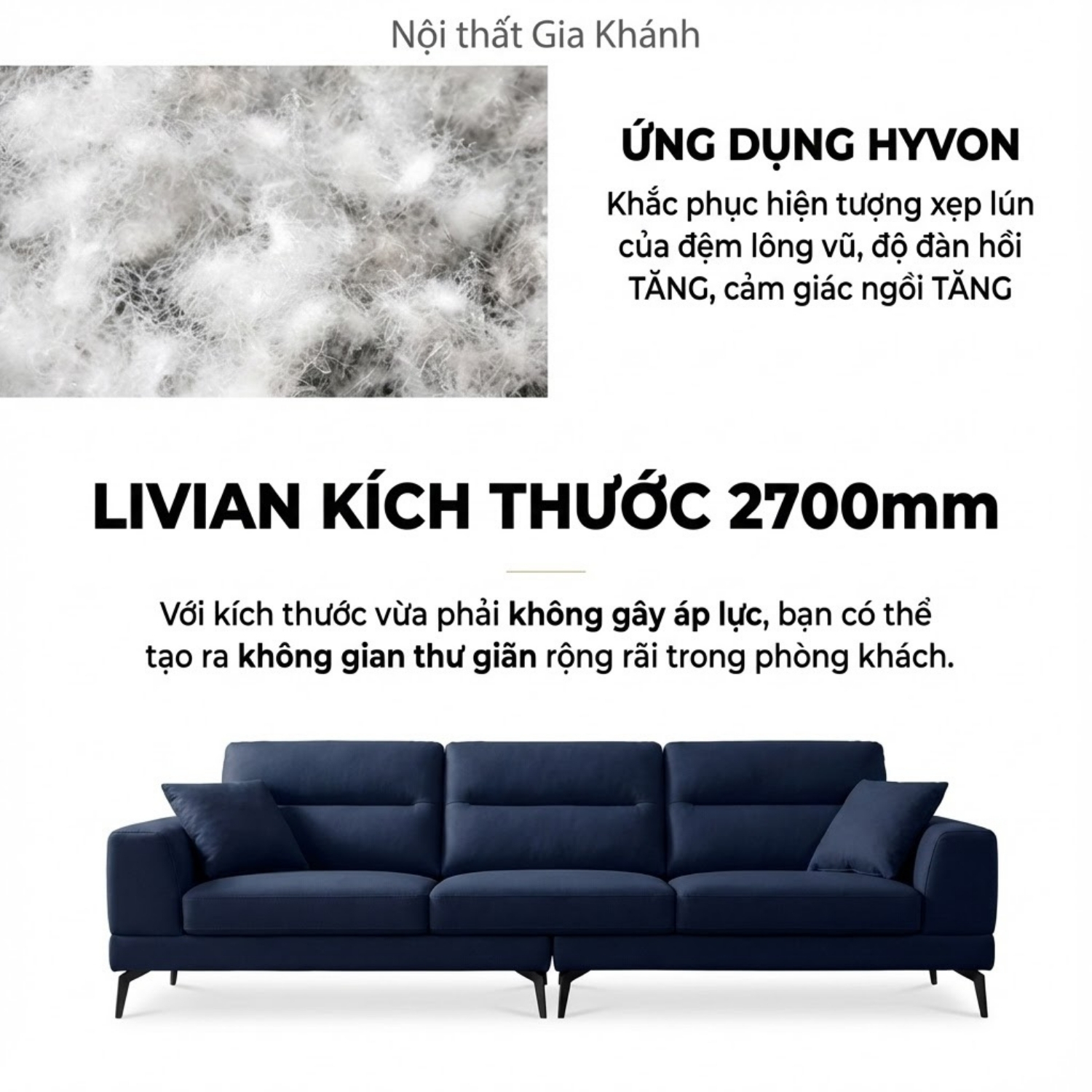 Sofa Hiện Đại Dáng Băng Bọc Da Livian