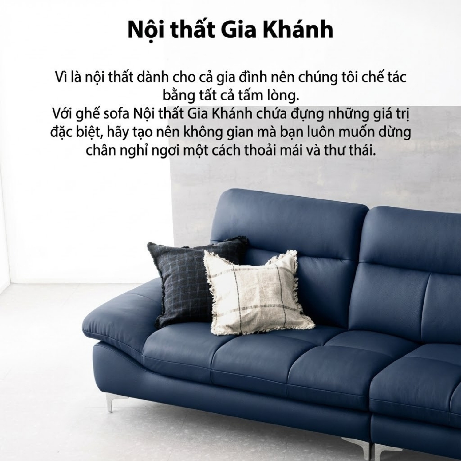 Sofa Hiện Đại Dáng Băng Bọc Da Livian