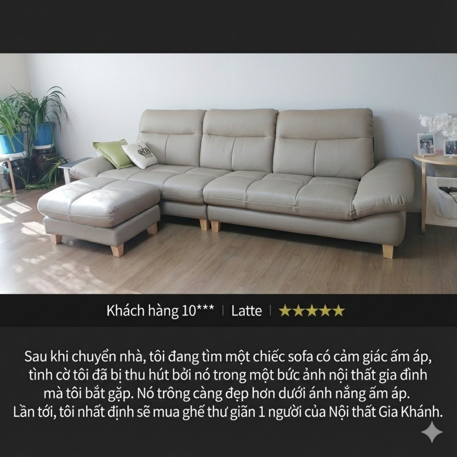 Sofa Văng Bọc Da Bò AVALYN Kiểu Dáng Hiện Đại