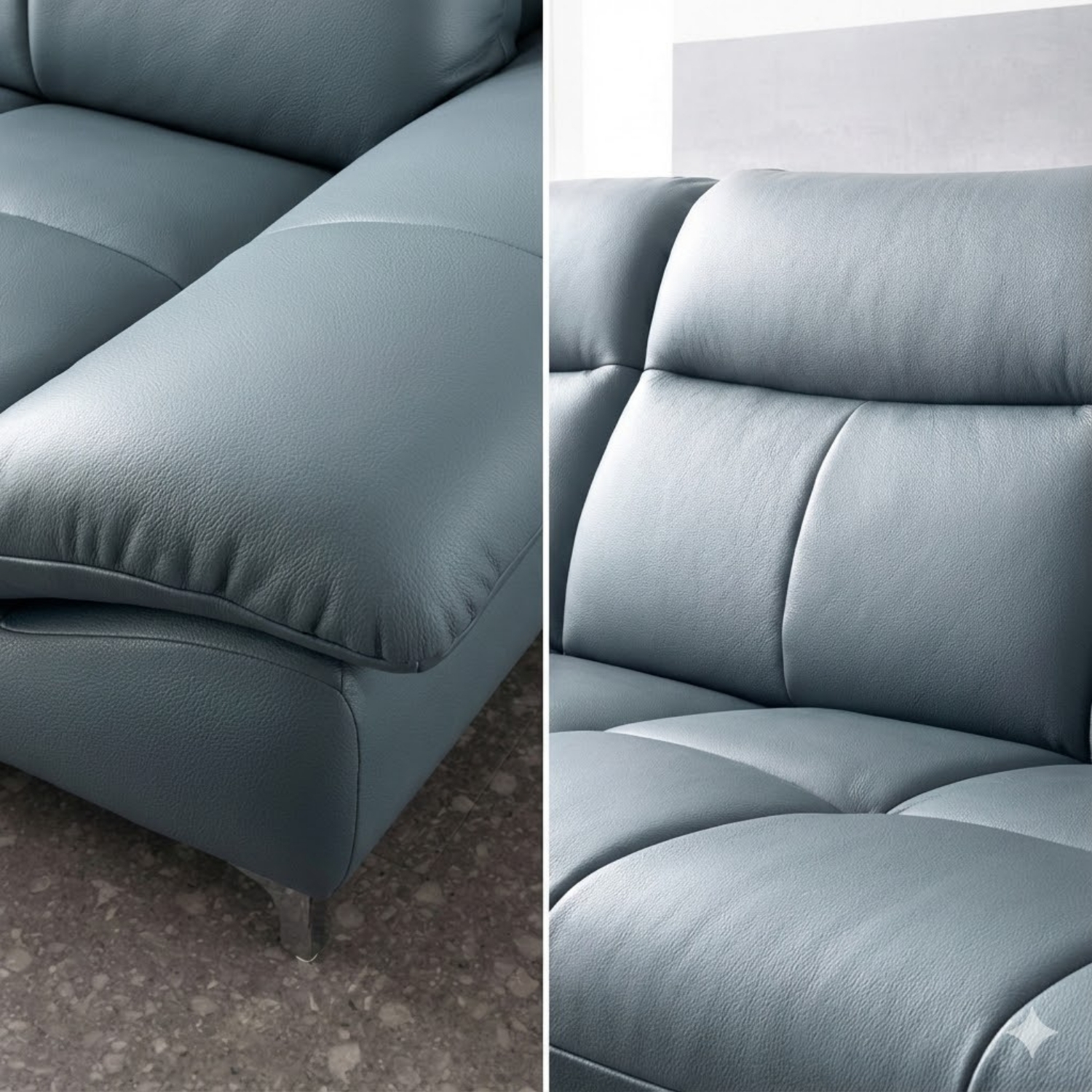 Sofa Văng Bọc Da Bò AVALYN Kiểu Dáng Hiện Đại