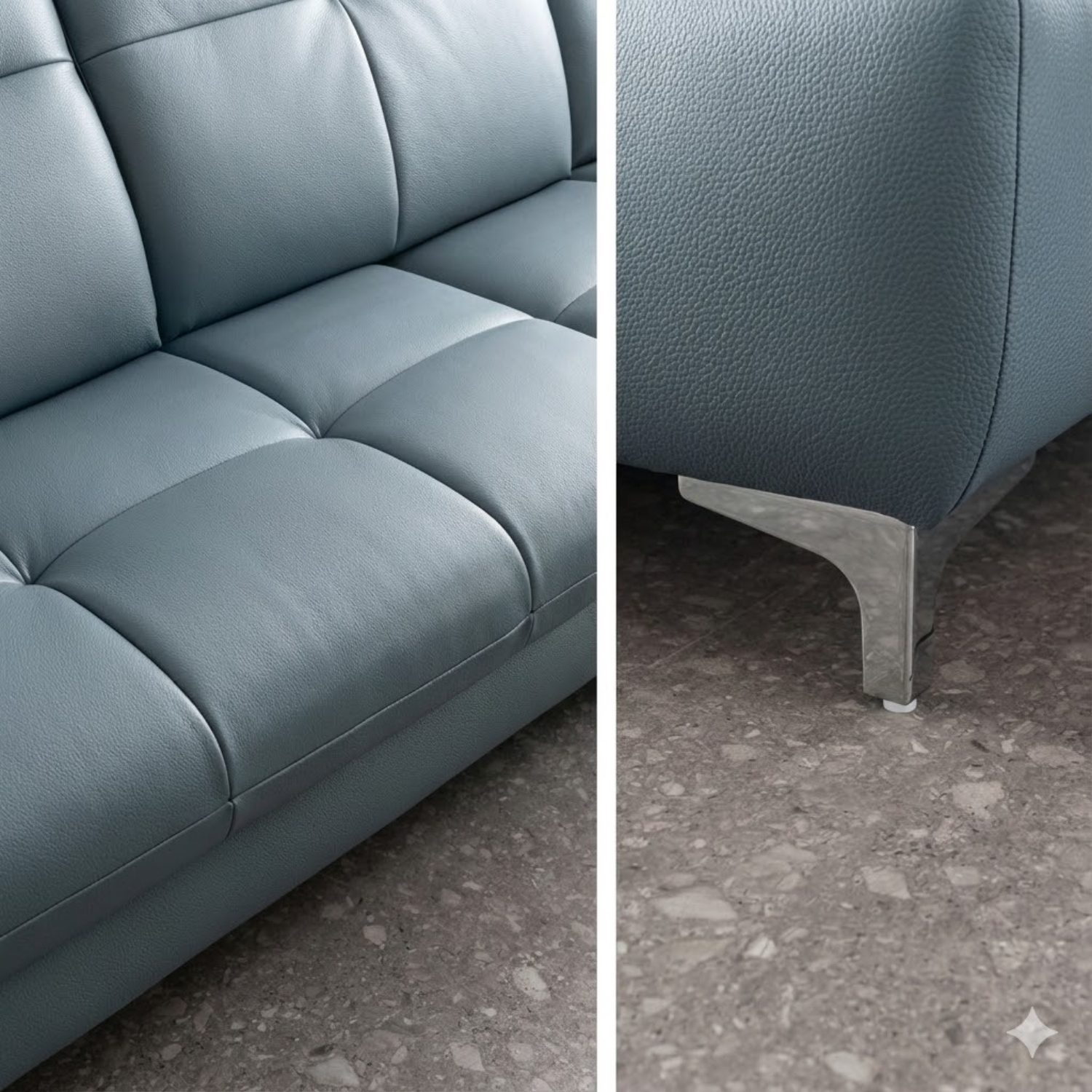 Sofa Văng Bọc Da Bò AVALYN Kiểu Dáng Hiện Đại