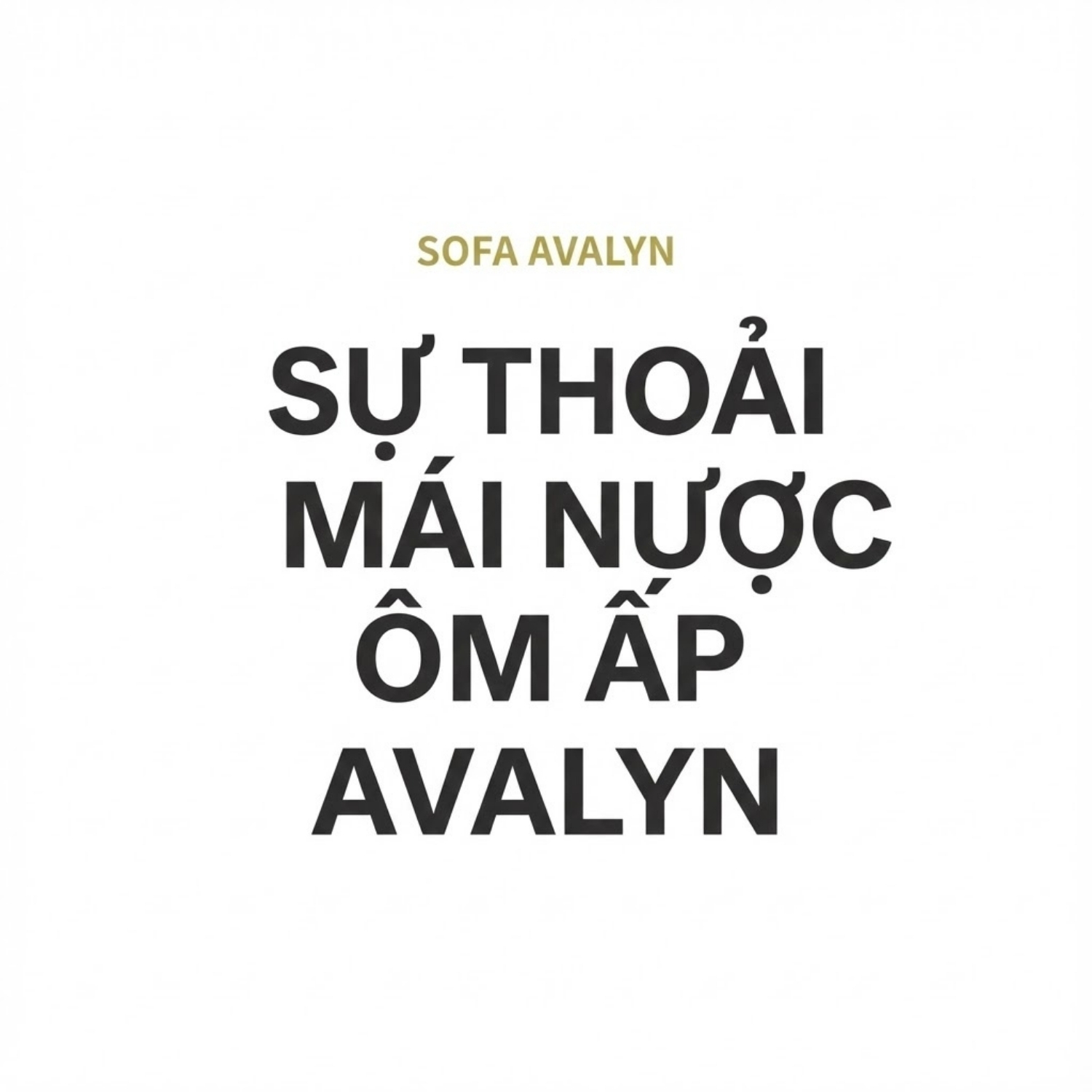 Sofa Văng Bọc Da Bò AVALYN Kiểu Dáng Hiện Đại